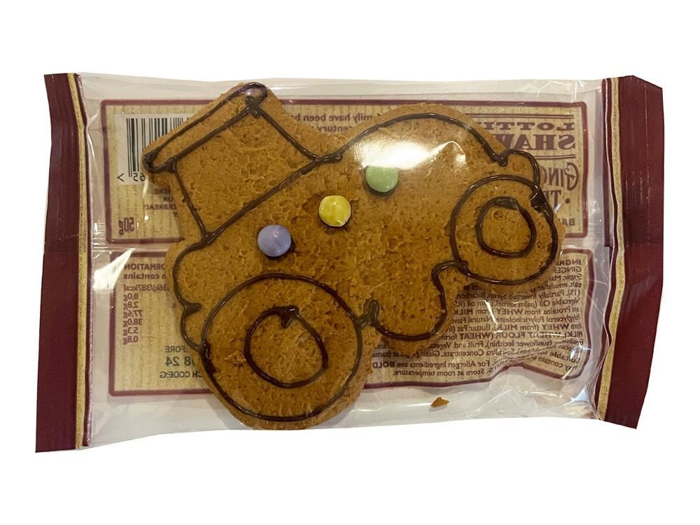 Lottie Shaw's Gingerbread Tractor 50g - 10 Pack