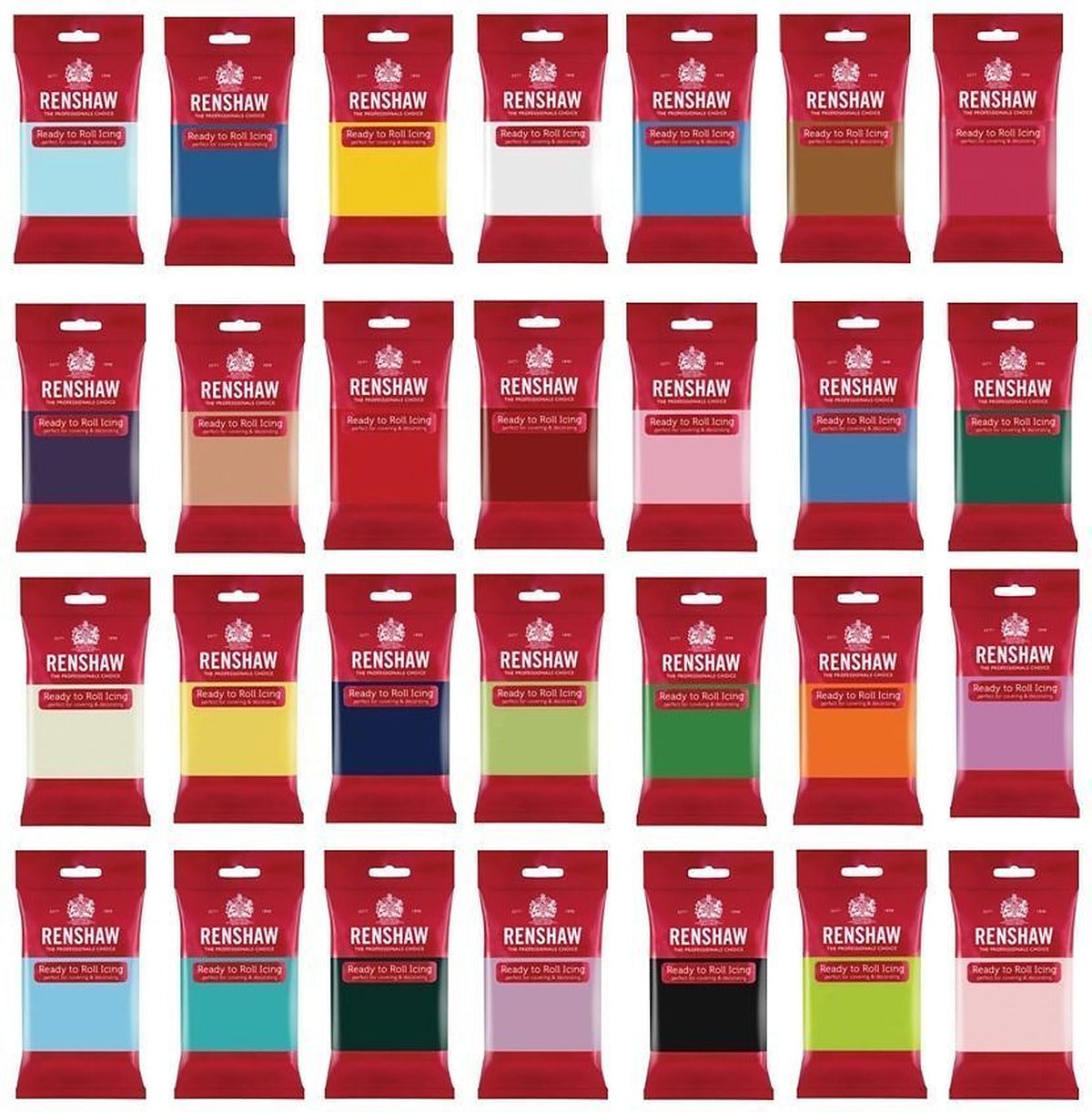 Renshaw | Ready to Roll Fondant Icing Sugarpaste - 250g | All shades - image 13
