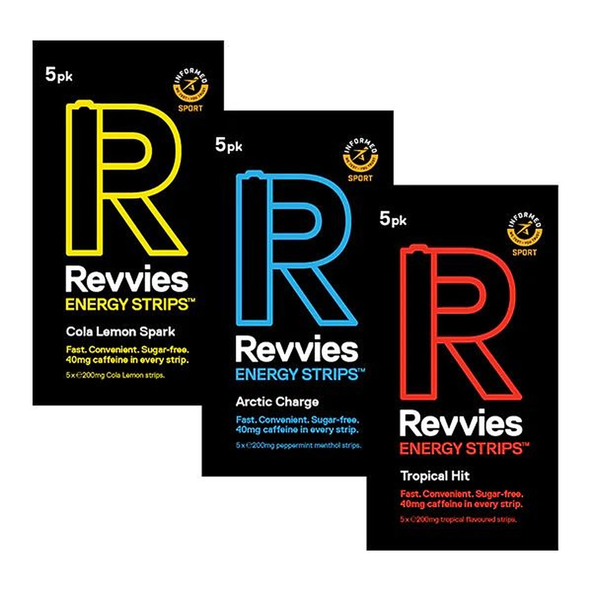 Revvies Energy Strips All Flavours