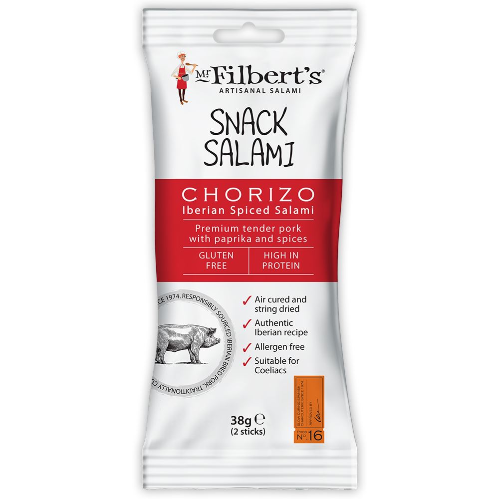 Mr Filberts Snack Salami Chorizo 38g