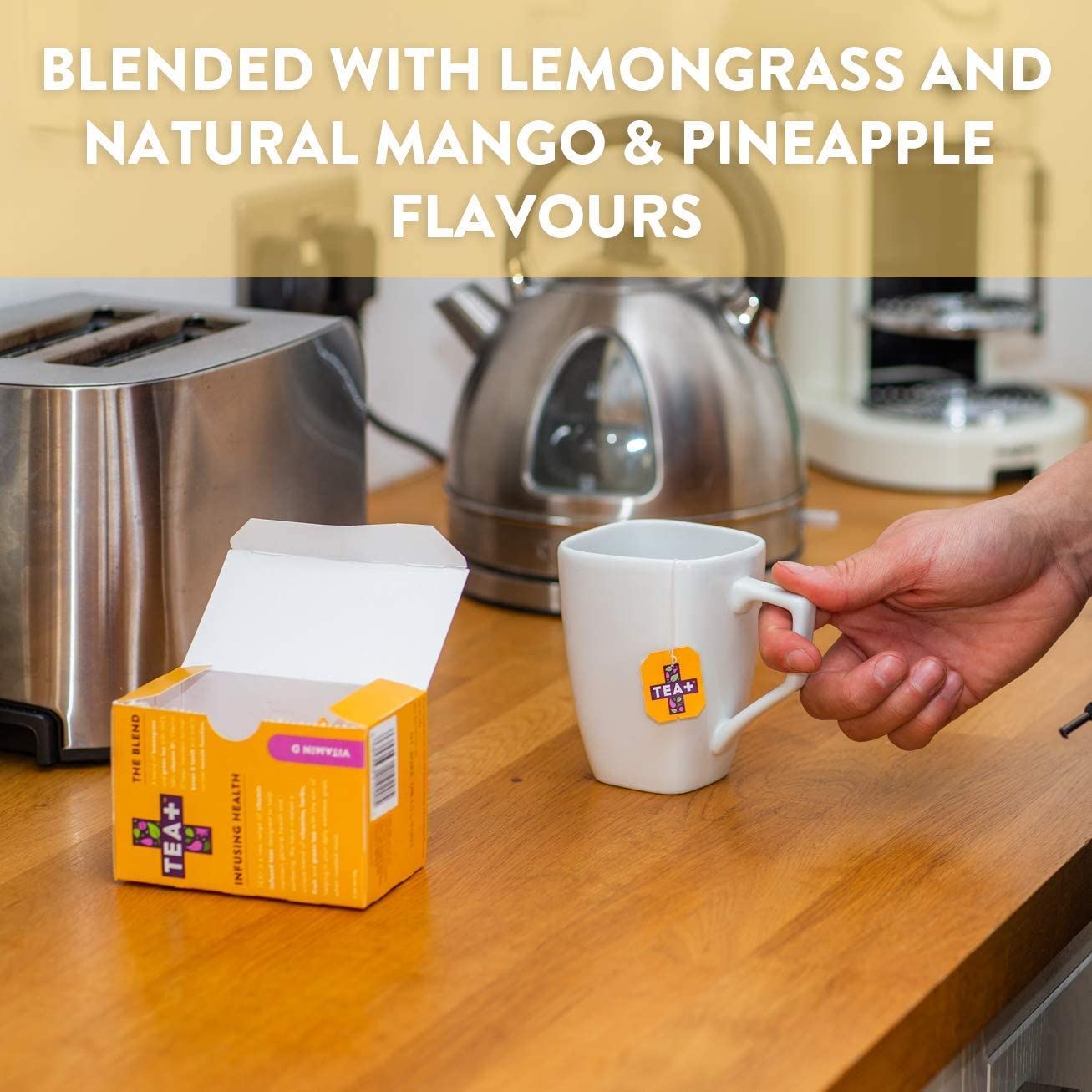 Vitabiotics TEA+ Vitamin D Vitamin Tea - 14 Tea Bags