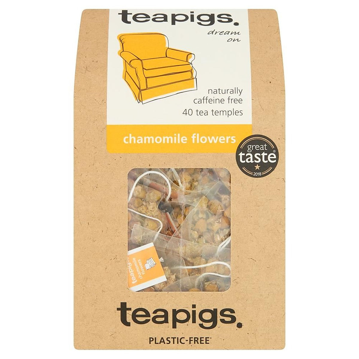 Teapigs chamomile flowers 40 tea temples