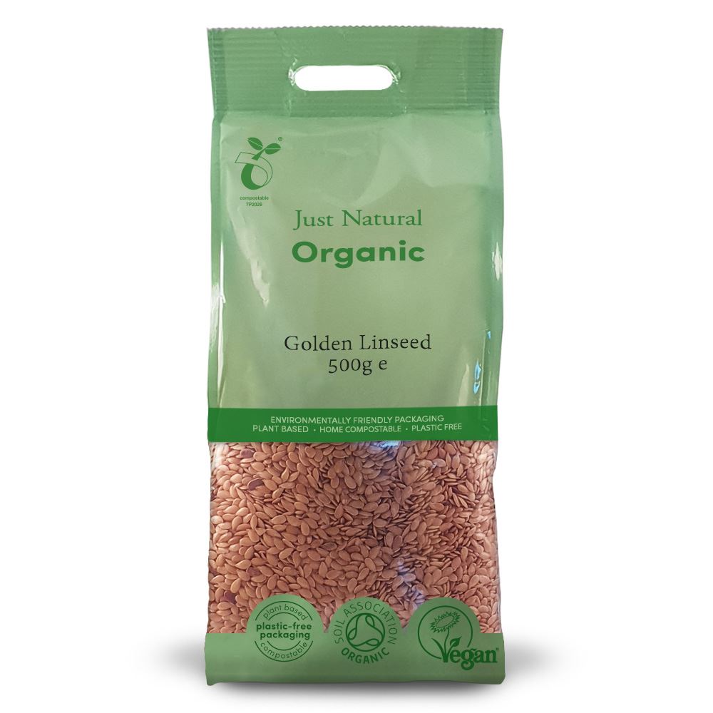 Just Natural Organic Organic Golden Linseed 500g