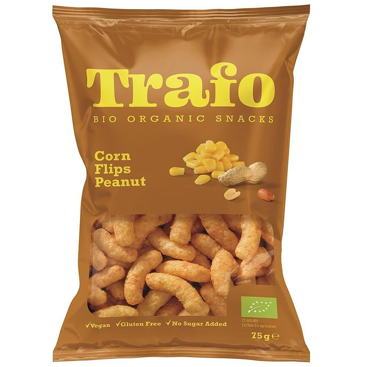 Trafo Organic Corn Peanuts 75g - 8 Pack