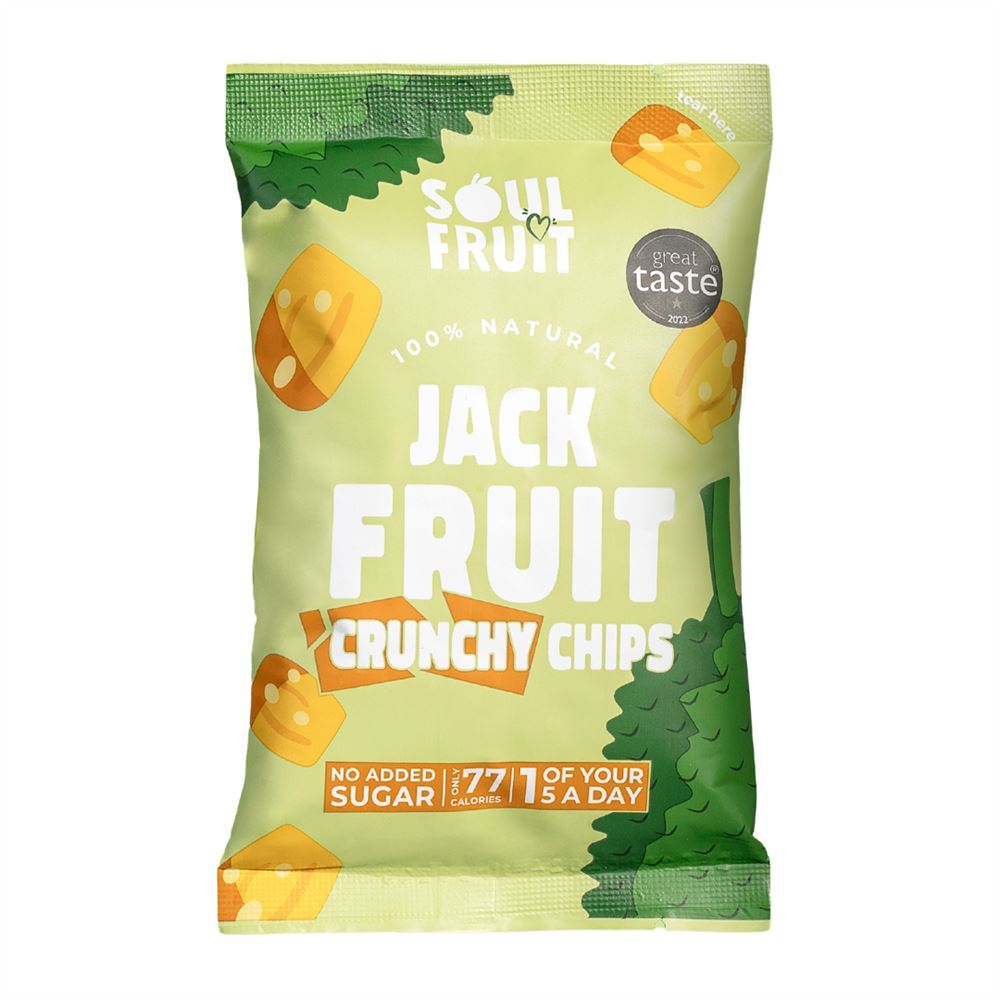 Soul Fruit Freeze Dried Jackfruit Crisps 20g - 10 Pack