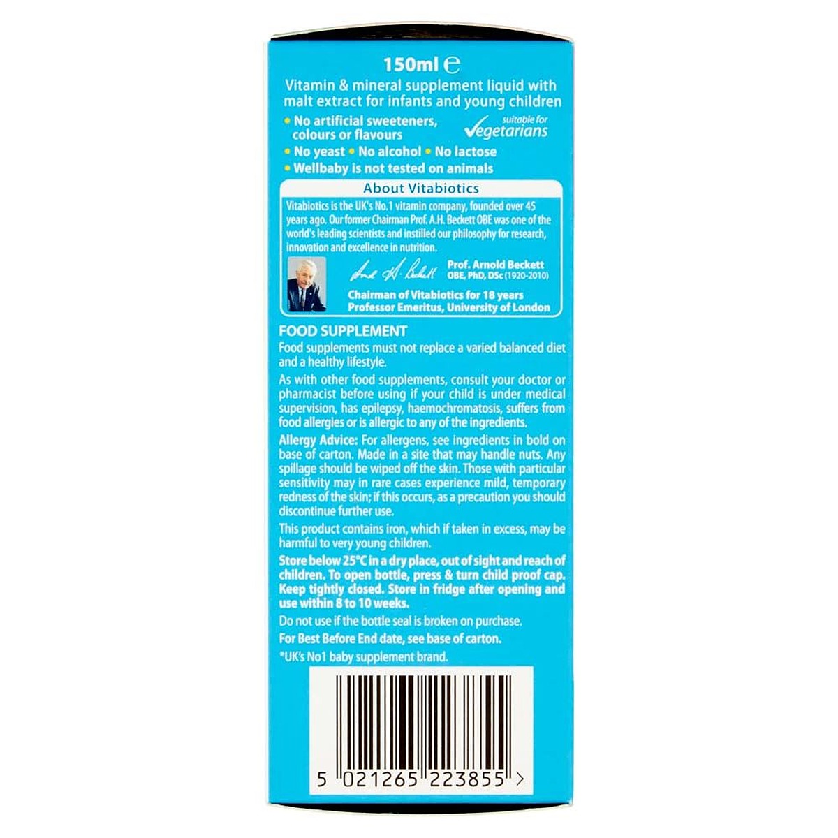 Vitabiotics Wellbaby Multi-Vitamin Liquid - 150ml - image 3