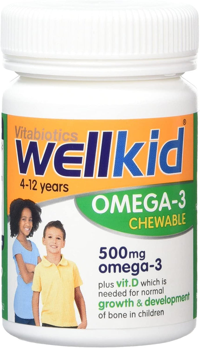 Vitabiotics WellKid Omega3 Chew 60 Capsules Health Plus Living