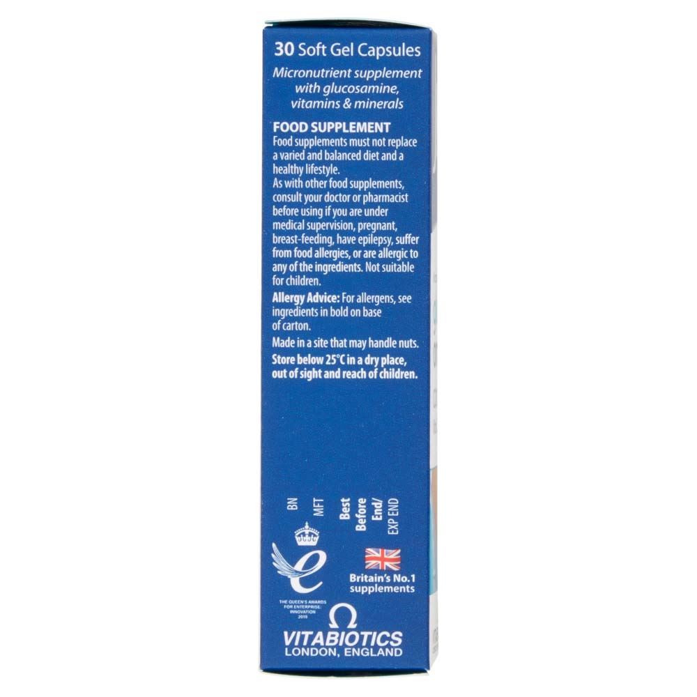 Vitabiotics Jointace Omega 3 Glucosamine Cod Liver Oil - 30 Soft Gel Capsules