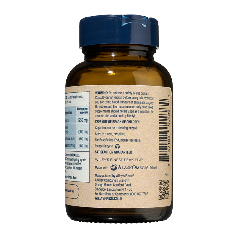 Wiley's Finest UK Peak EPA 30 Capsules