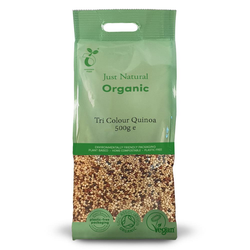 Just Natural Organic Organic Tri Colour Quinoa 500g