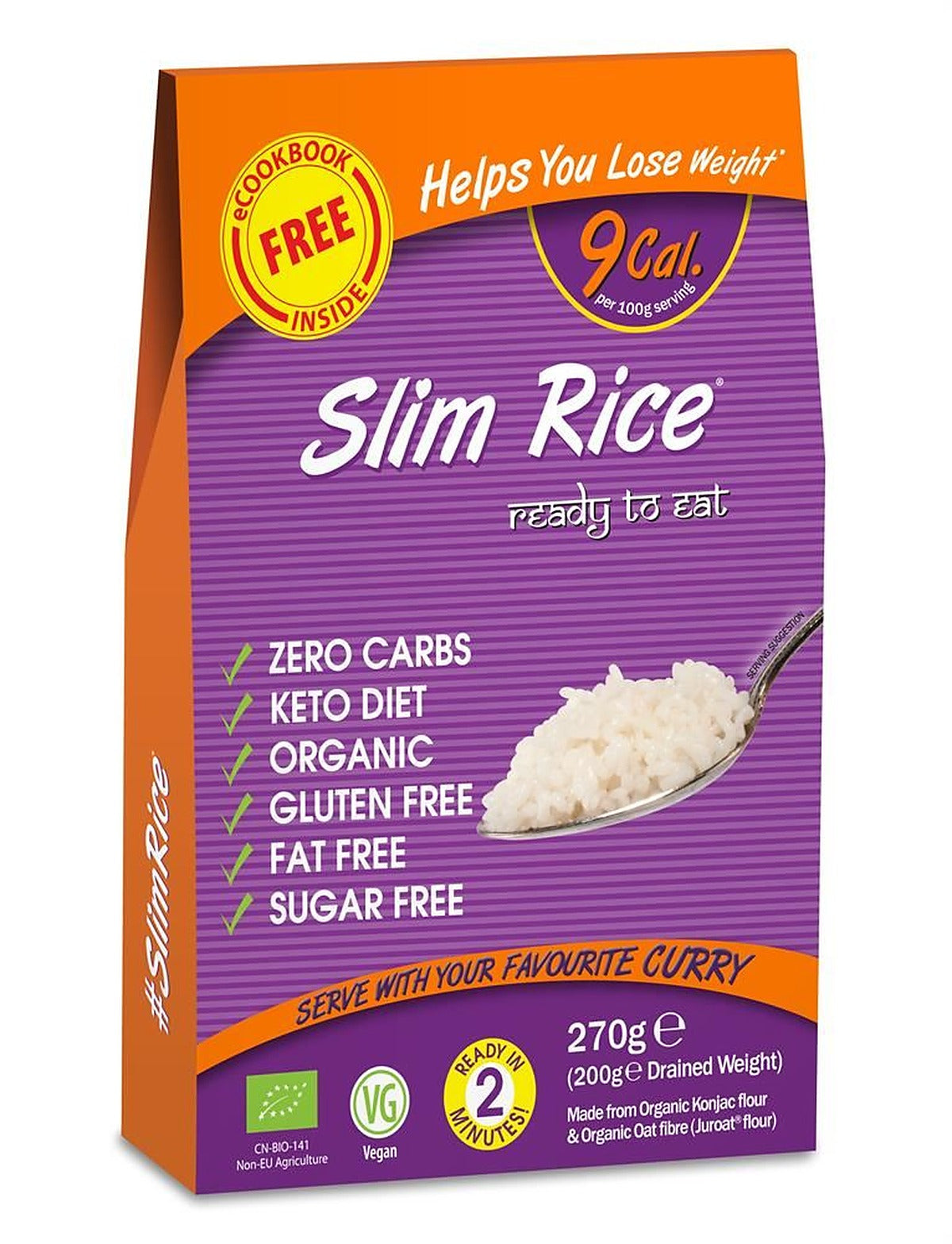 Eat Water Slim Rice Organic 270g