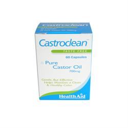 HealthAid Castroclean (Castor Oil 700mg) 60 Capsules
