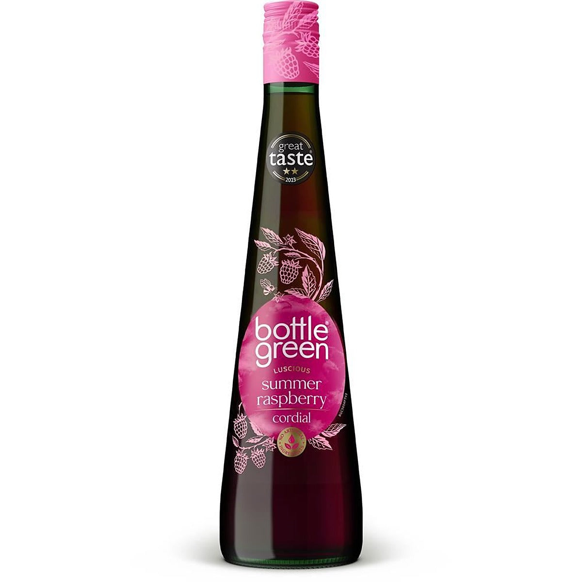 Bottle Green Plump Summer Raspberry Cordial 500ml