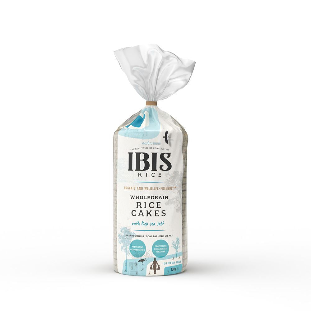 Ibis Rice Organic Rice Cakes Salted 130g