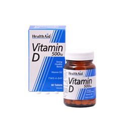HealthAid Vitamin D 500iu 60 Tablets