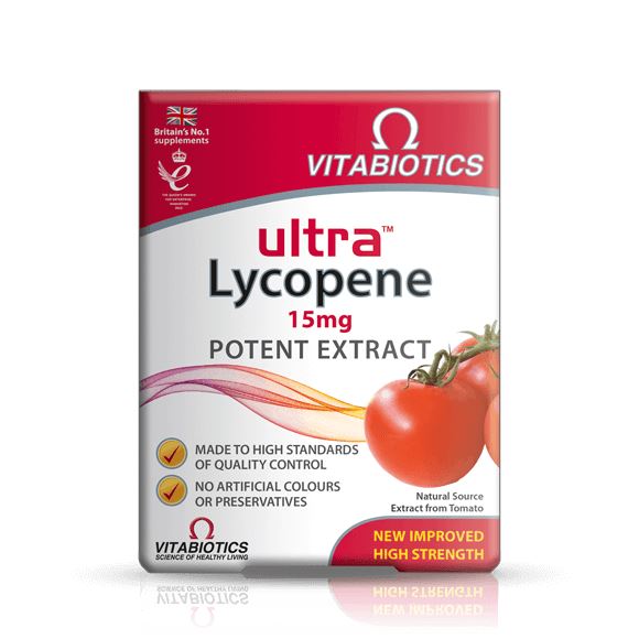 Vitabiotics Ultra Lycopene 15mg Potent Extract - 30 Tablets