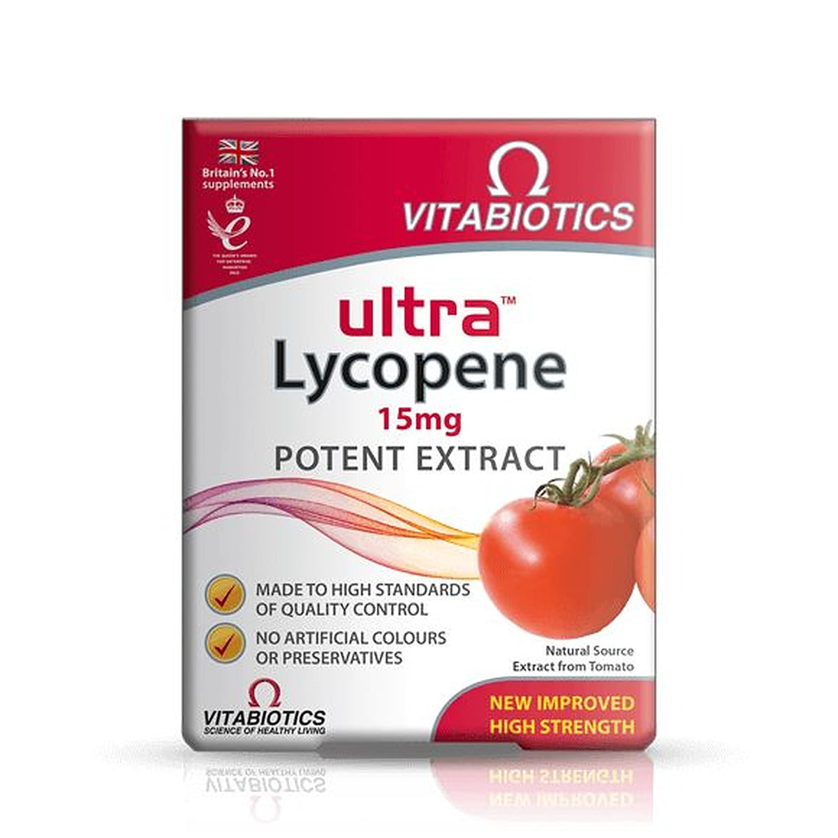 Vitabiotics Ultra Lycopene 15mg Potent Extract - 30 Tablets