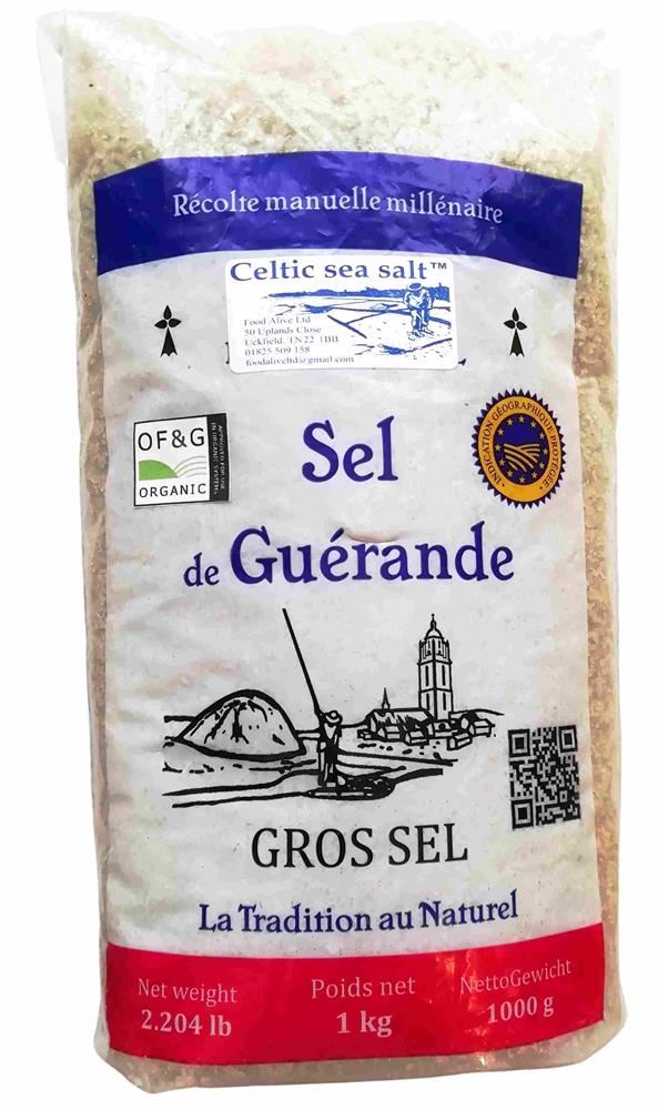 Food Alive Organic Celtic Sea Salt Coarse 1 Kg