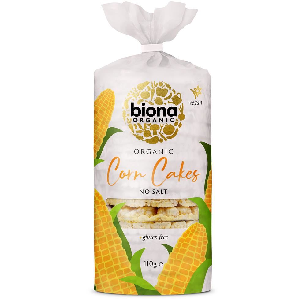 Biona Corn Cakes no salt Organic - 100% Corn 110g