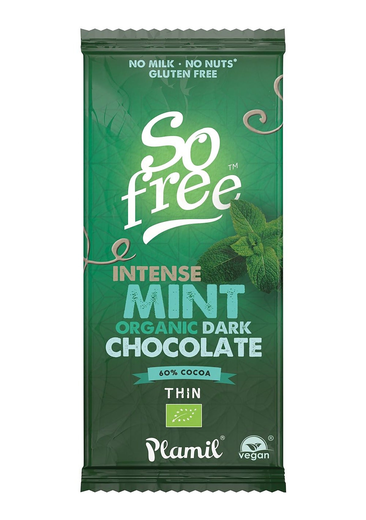 Plamil So Free Intense Mint Chocolate Organic 80g