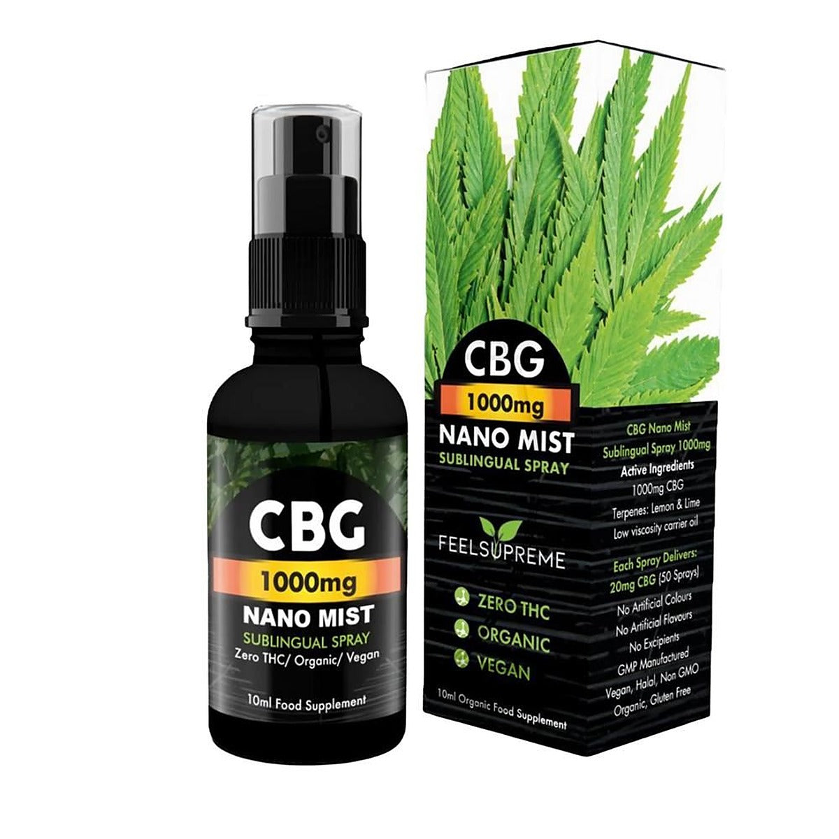 Feel Supreme CBG Liposomal Spray 10ml