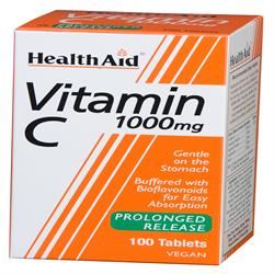 HealthAid Vitamin C 1000mg Prolonged Release 100 Tablets