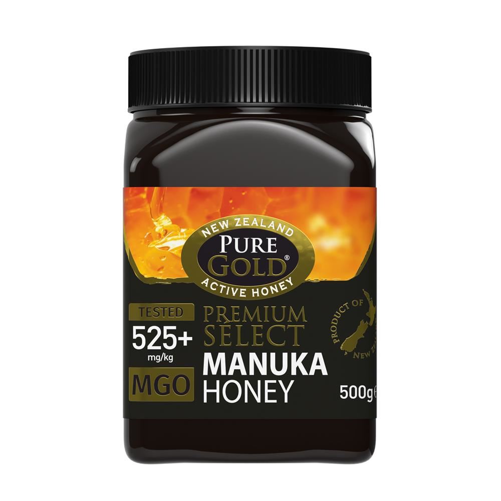 Pure Gold Premium Select Manuka Honey MGO - 525+ 500g