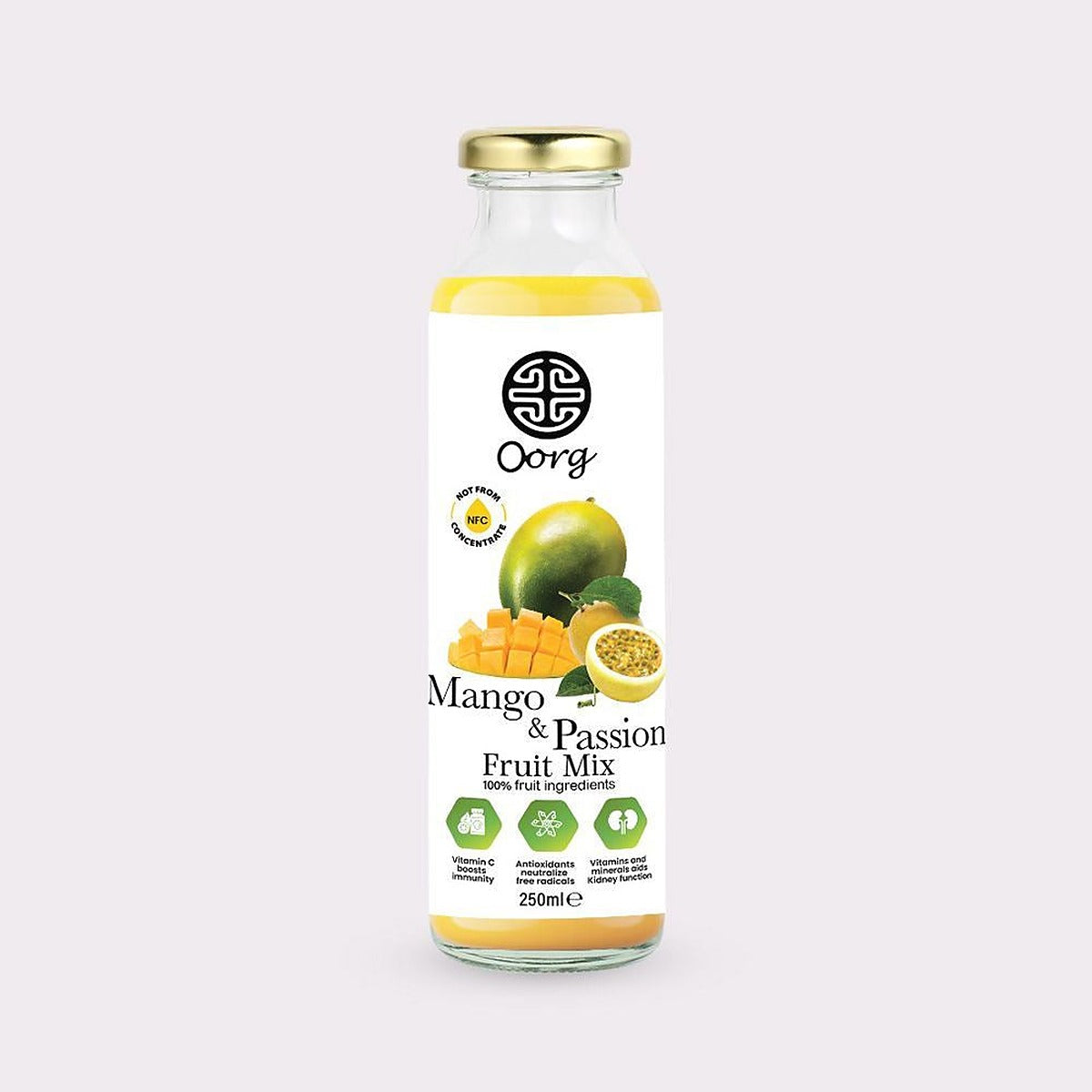 OORG Pure Mango and Passionfruit Juice 250ml