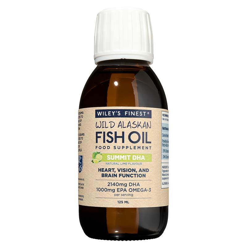 Wiley's Finest UK Summit DHA Wild Alaskan Fish Oil 125ml