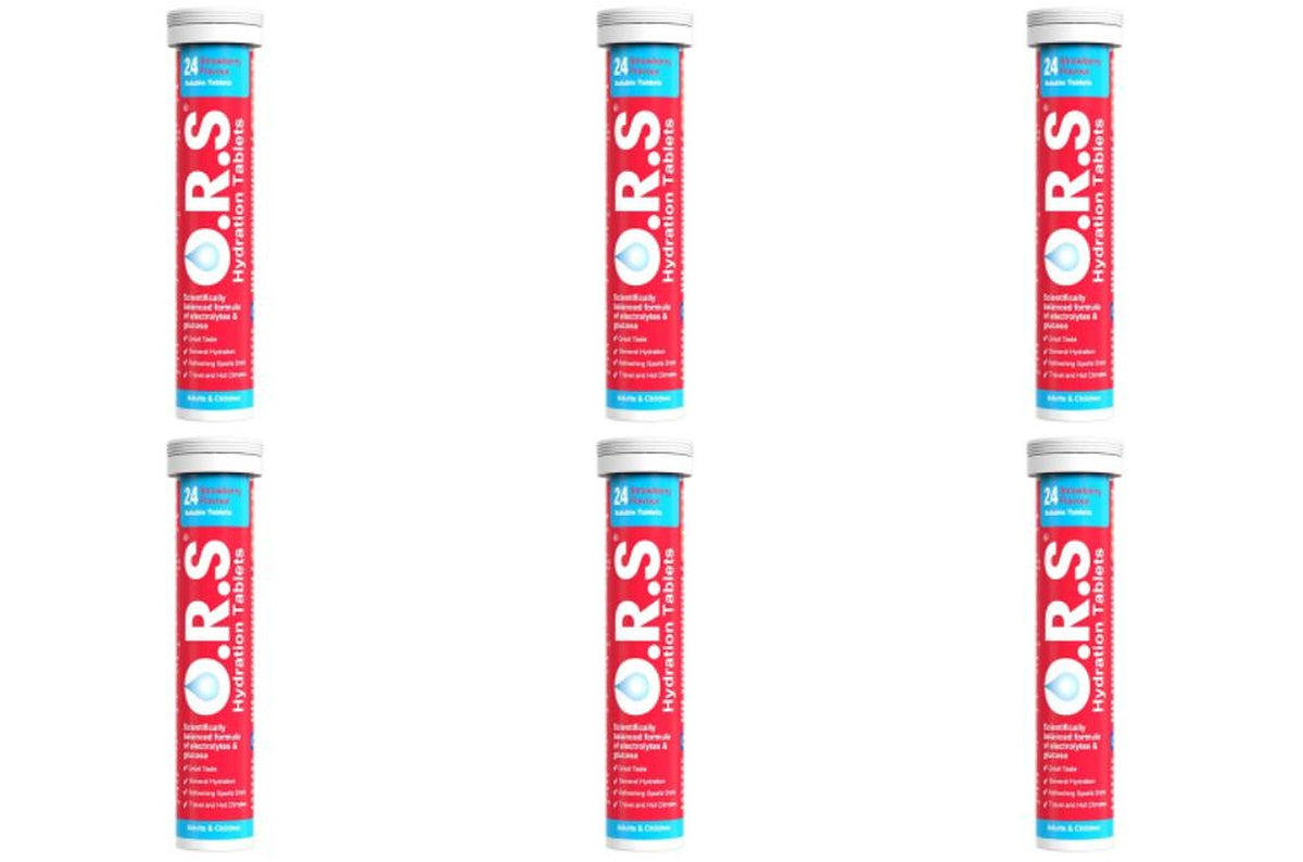 ORS Oral Hydration Salts Strawberry Flavour - 24 Tablets - image 2