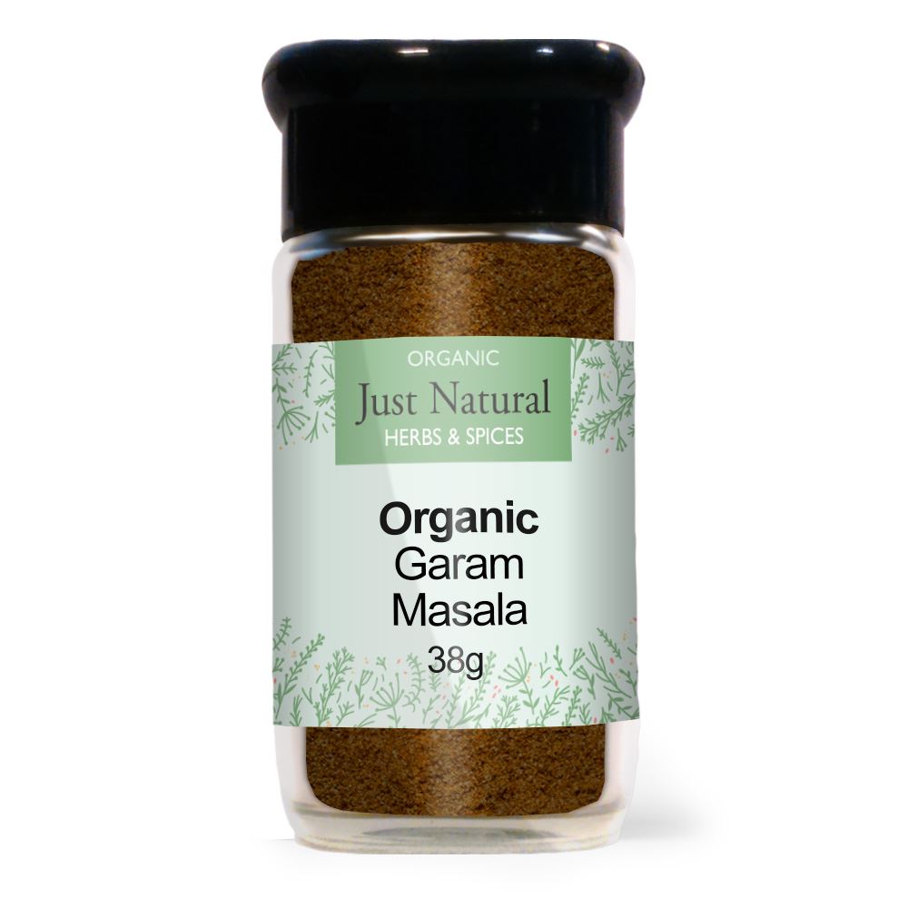 Just Natural Herbs Organic Garam Masala (Glass Jar) 40g