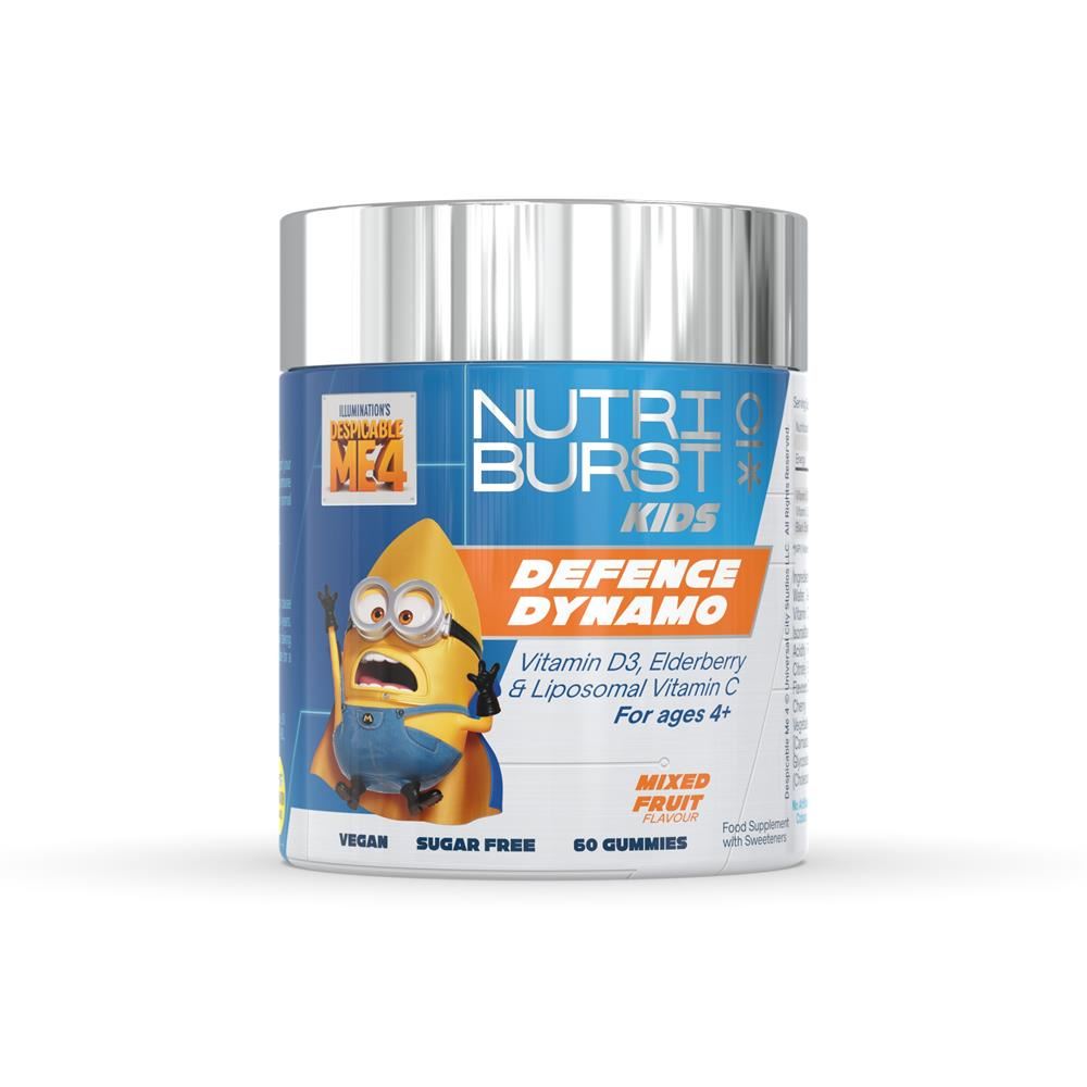 Nutriburst Kids Minions Defence Dynamo 60 gummies