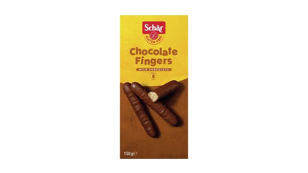 Schar Gluten Free Chocolate Fingers 150g - 6 Pack