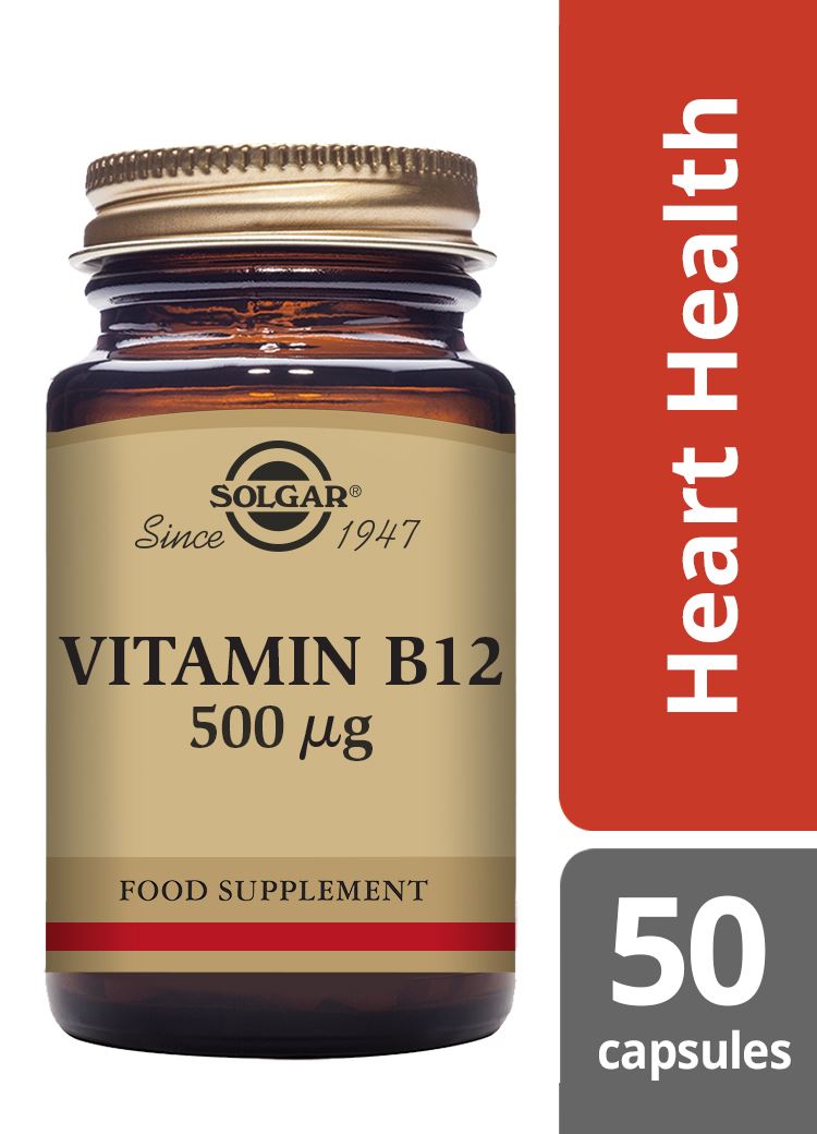 Solgar Vitamin B12 500 µg - 50 Vegicaps