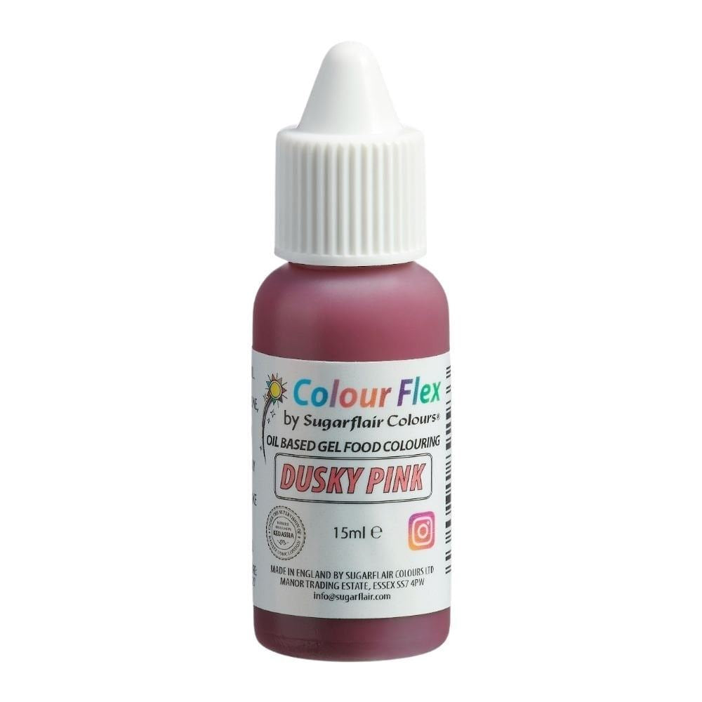 Sugarflair Colour Flex Oil Based Food Colouring Gel 15ml - All Colour