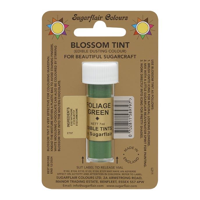 Sugarflair BLOSSOM TINT Edible Food Colour Powder - 7ml