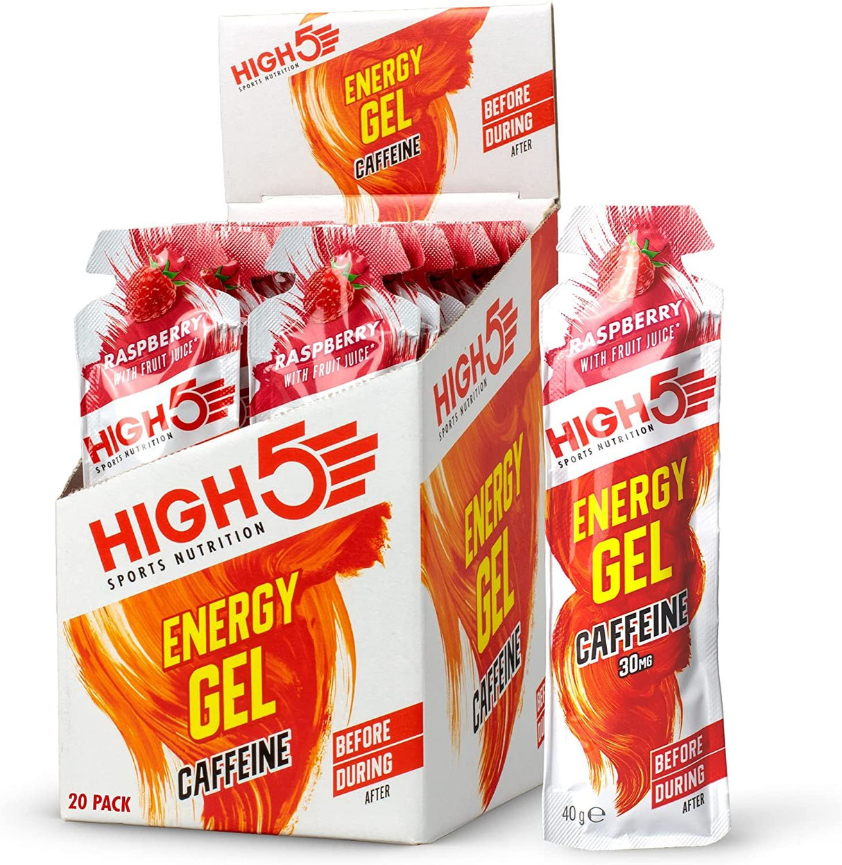 High 5 Energy Gel All Flavours - Pack of 20