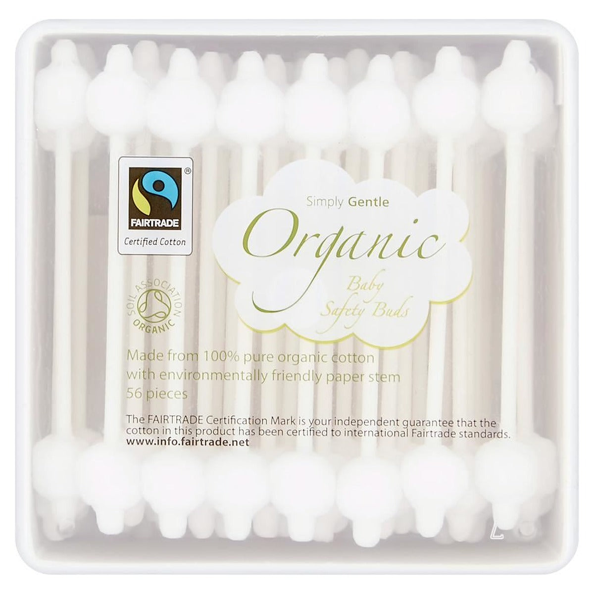 Simply Gentle Organic Baby Safety Buds 72 sticks