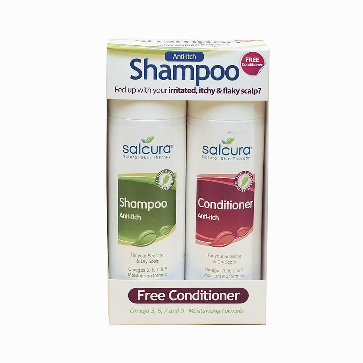 Salcura Omega Rich Shampoo 200ml Pack (FREE CONDITIONER 200ml)