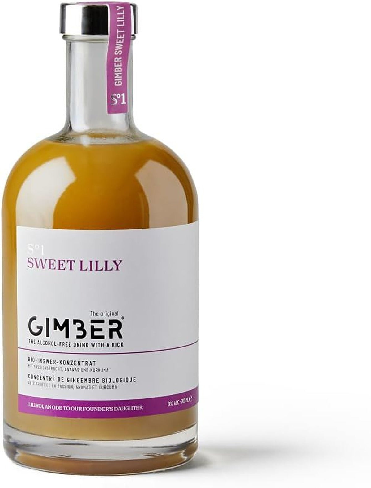 Gimber Organic So1 Sweet Lily Tropical Ginger Alcohol Free Drink - 500 ml