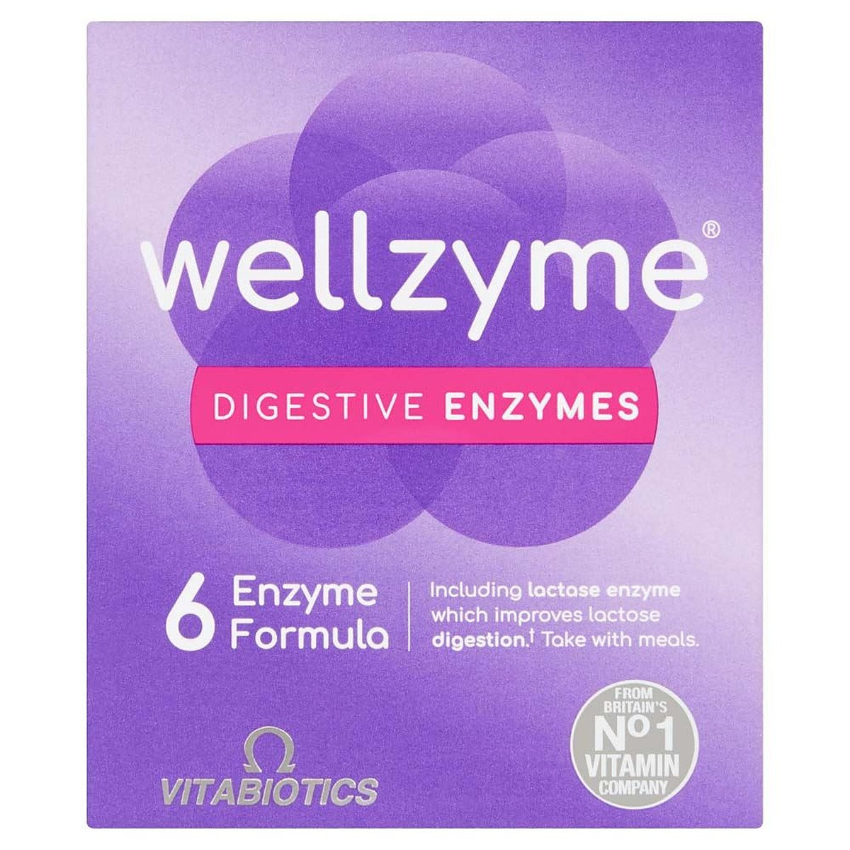 Vitabiotics Wellzyme Digestive Enzymes - 60 Capsules - image 3