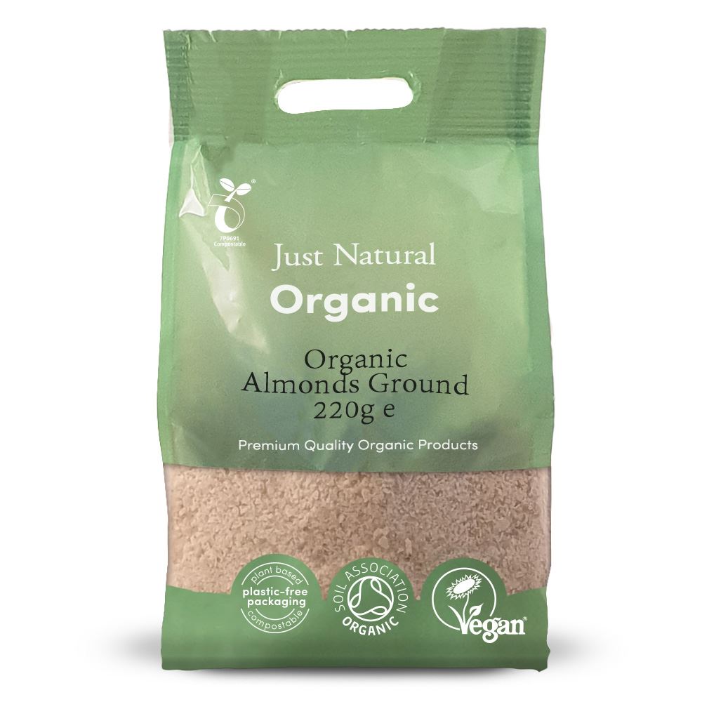 Just Natural Organic Organic Almonds Ground 220g