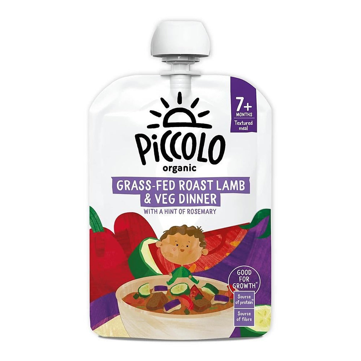 Piccolo Roast Lamb and Veg Dinner 130g - 7 Pack