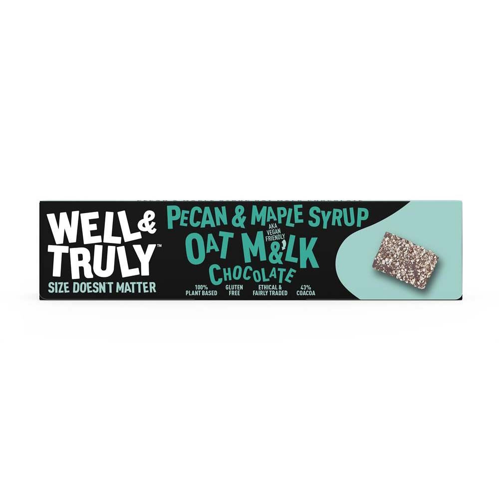 Well and Truly Oat M&lk Chocolate Pecan & Maple Syrup 30g