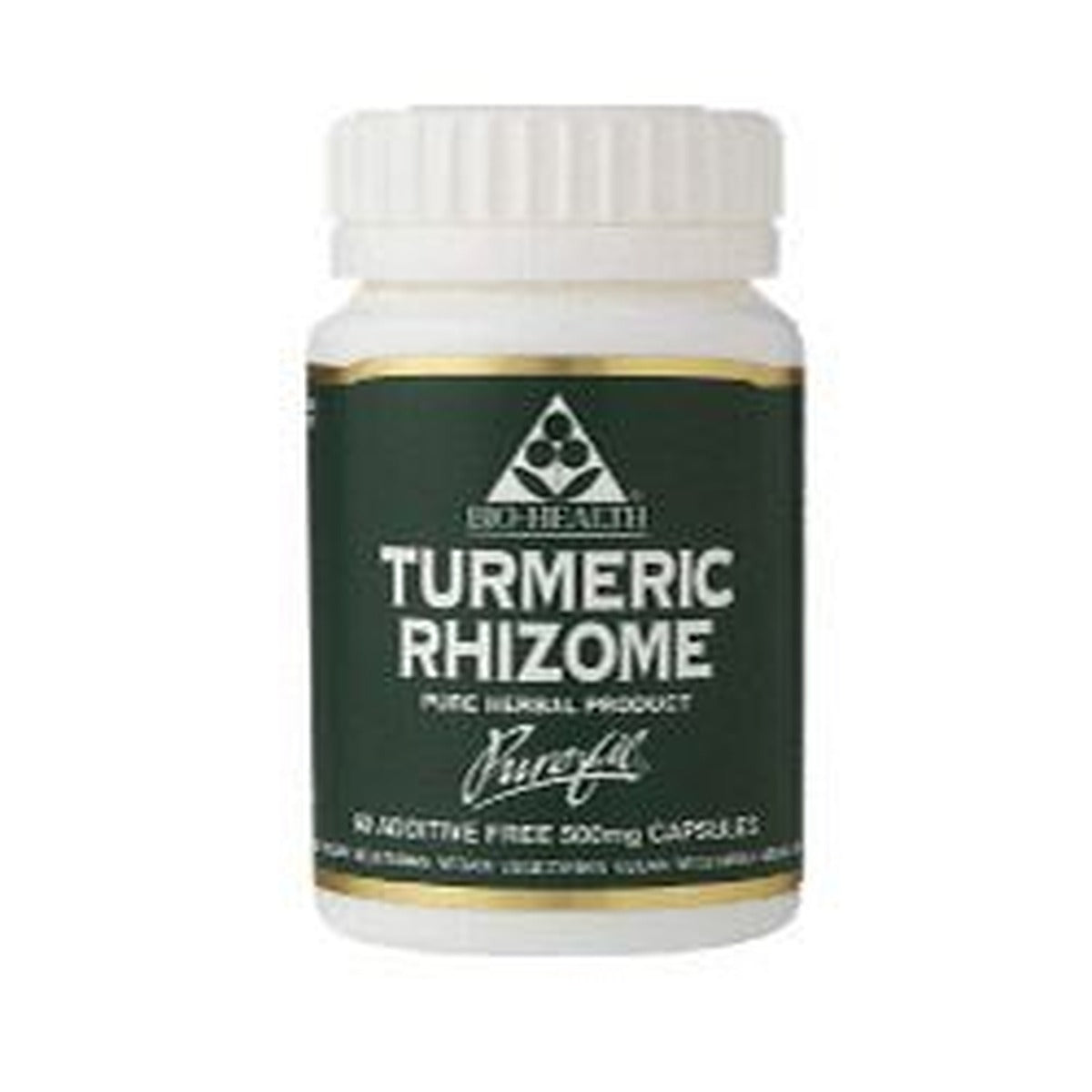 Bio Health Turmeric Rhizome 60 Capsules