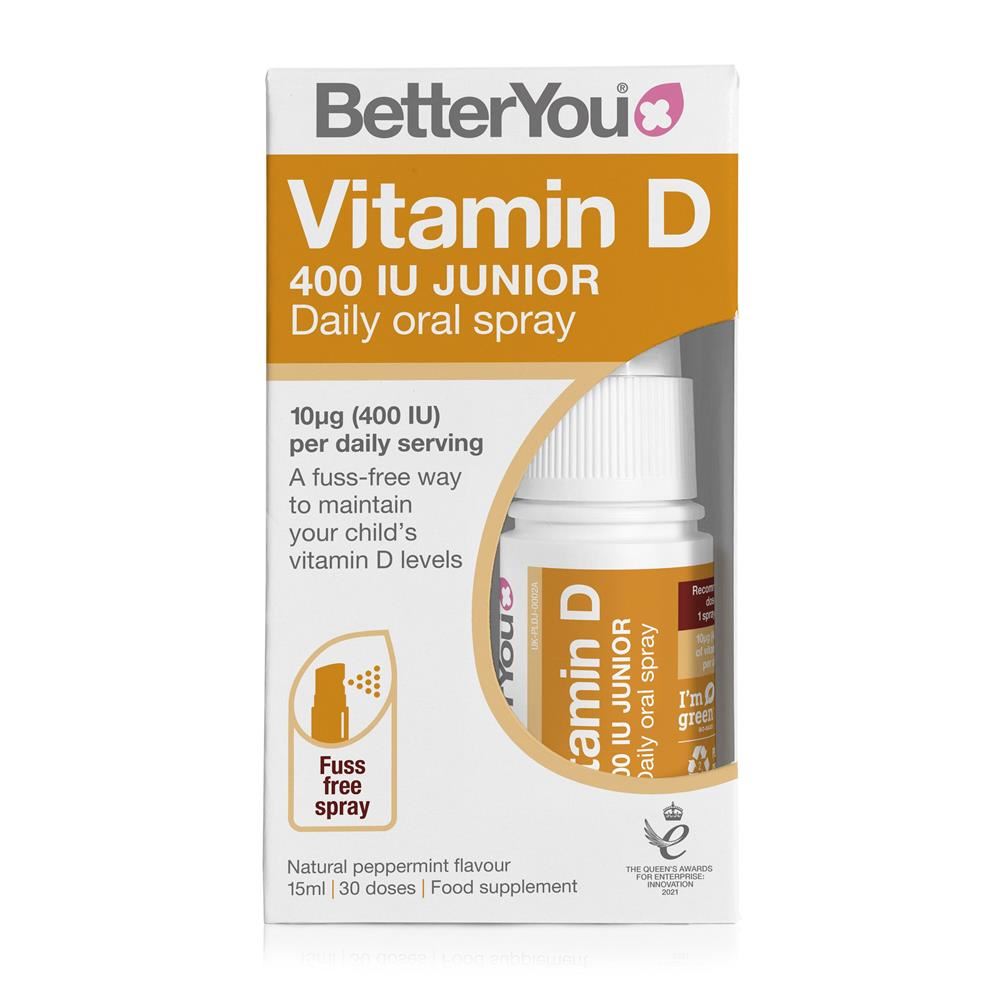 BetterYou D400 Junior Vitamin D Daily Oral Spray 15Ml