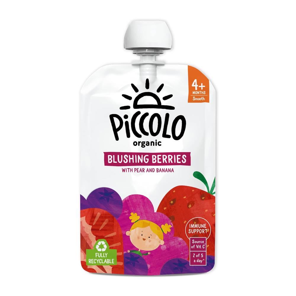 Piccolo Blushing Berries Pear & Banana 100g