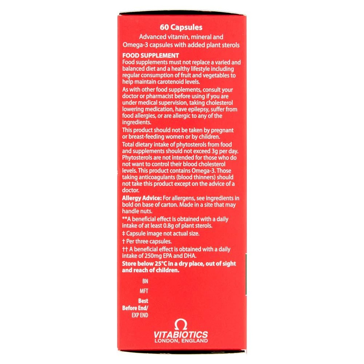Vitabiotics Cardioace Plus - 60 Capsules - image 5