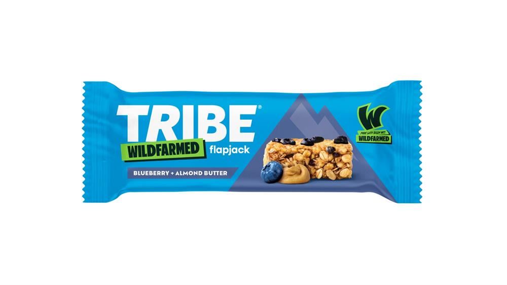 TRIBE Wildfarmed Flapjack in Blueberry + Almond Butter 50g - 16 Pack