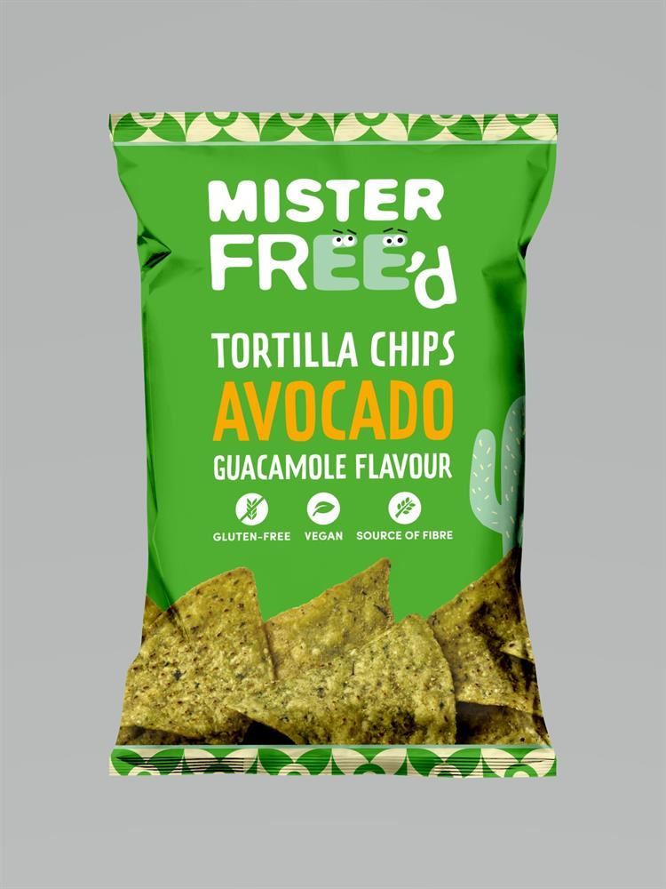 Freed Foods / Mister Free'd Tortilla Chips with Avocado 135g - 12 Pack